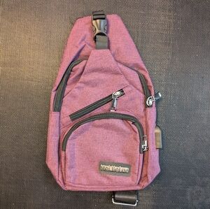 Purple Crossbody Sling Bag